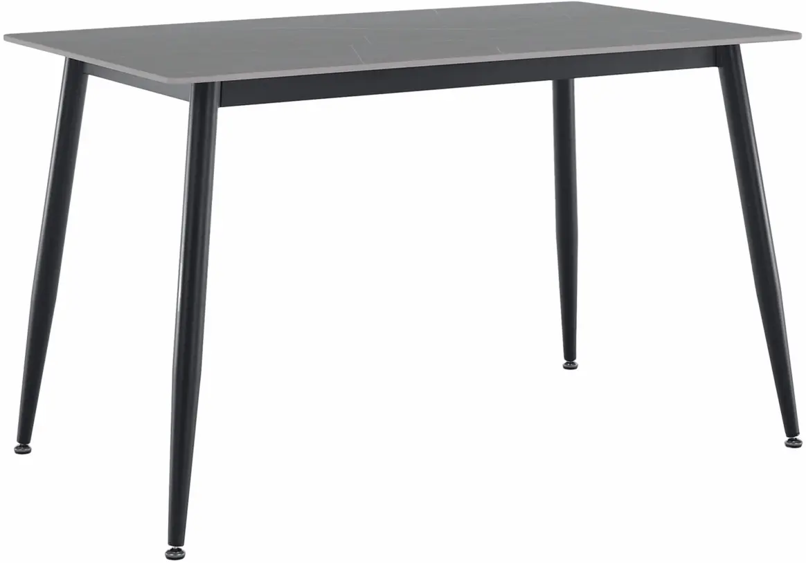 Masa Tempo Kondela Florenc Tip 1 (Gray Marble/Black)