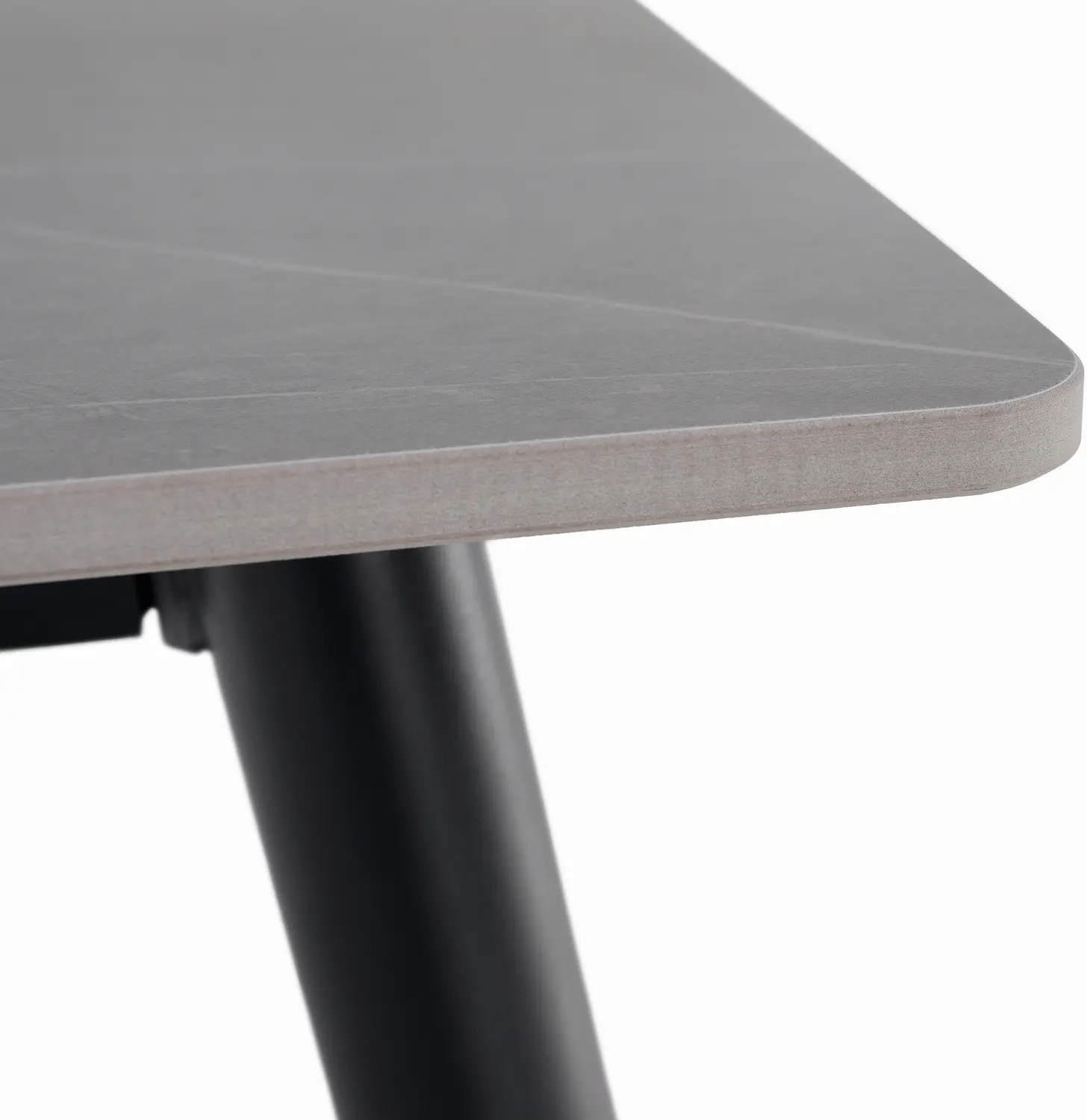 Masa Tempo Kondela Florenc Tip 1 (Gray Marble/Black)