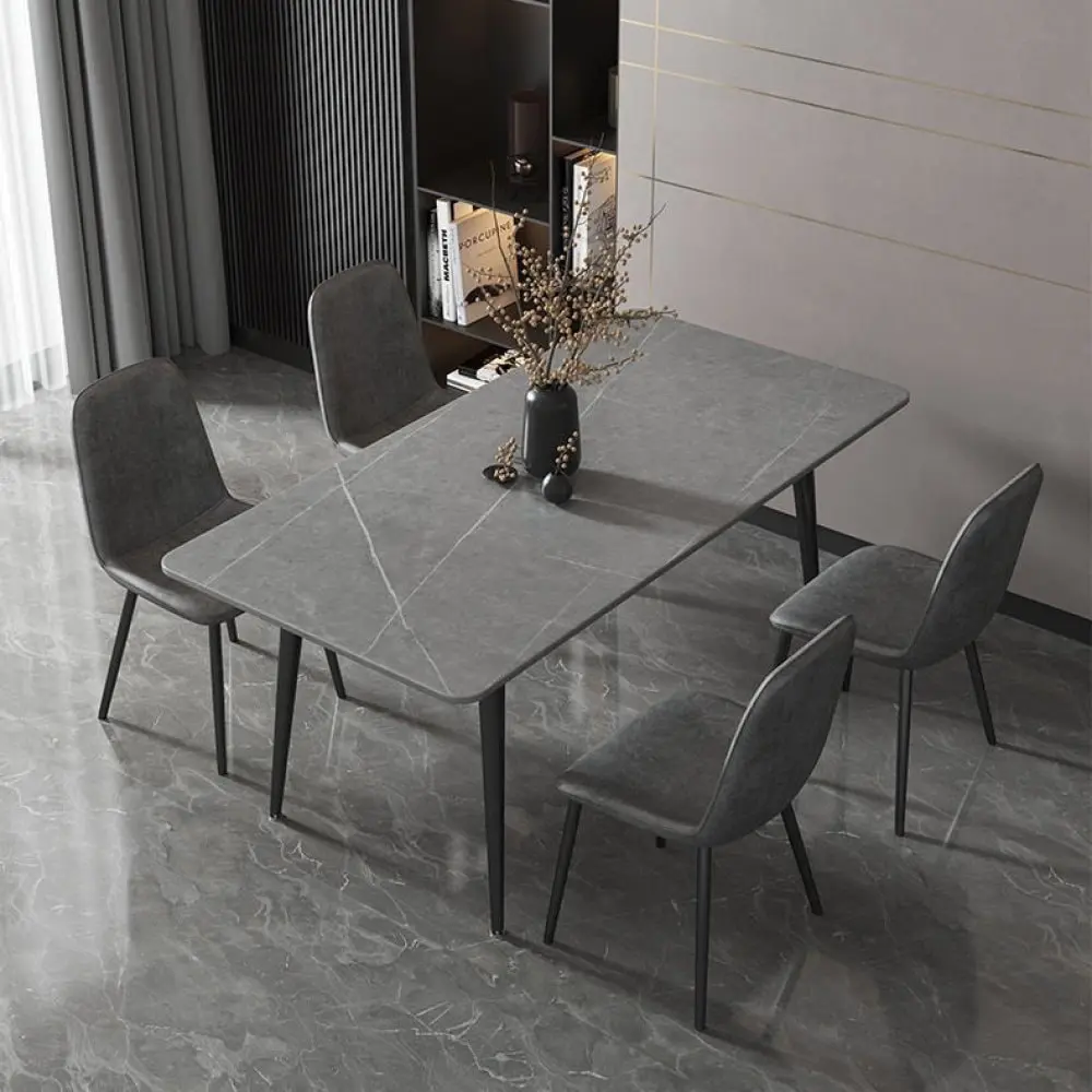 Masa Tempo Kondela Florenc Tip 1 (Gray Marble/Black)