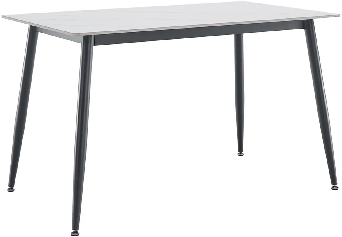 Masa Tempo Kondela Florenc Tip 1 (White Marble/Black)