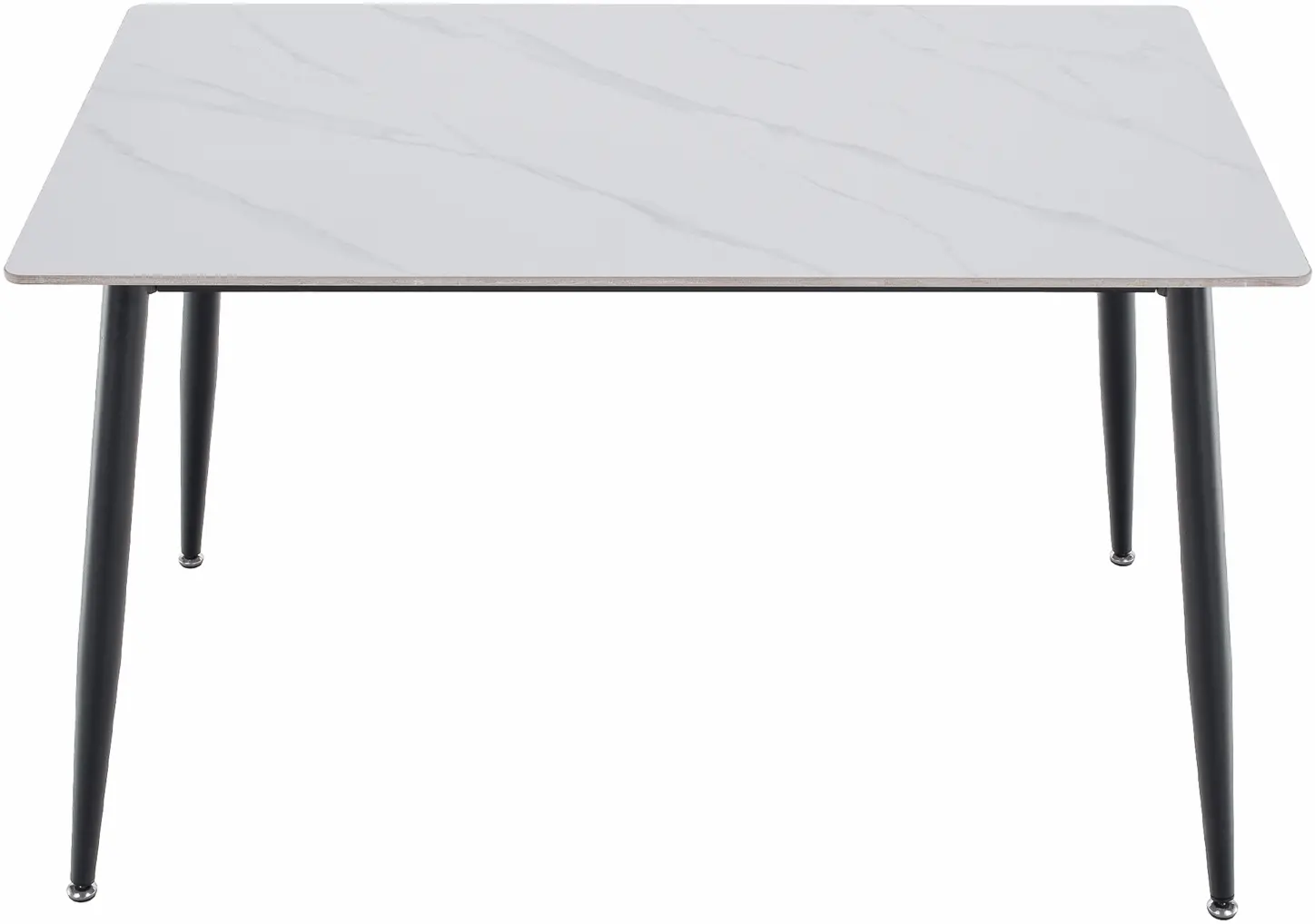 Masa Tempo Kondela Florenc Tip 1 (White Marble/Black)