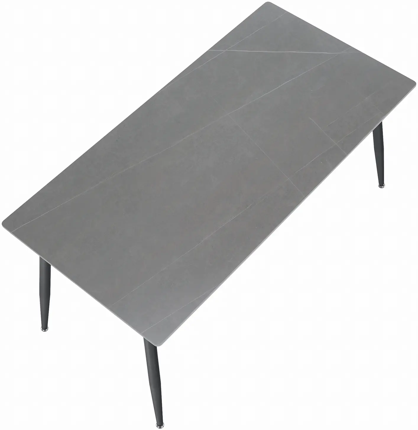 Стол Tempo Kondela Florenc Typ 2 (Gray Marble/Black)