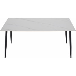 Masa Tempo Kondela Florenc Typ 2 (White Marble/Black) Thumb