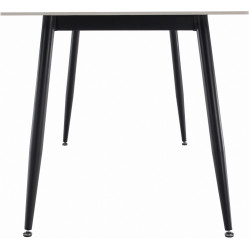 Masa Tempo Kondela Florenc Typ 2 (White Marble/Black) Thumb