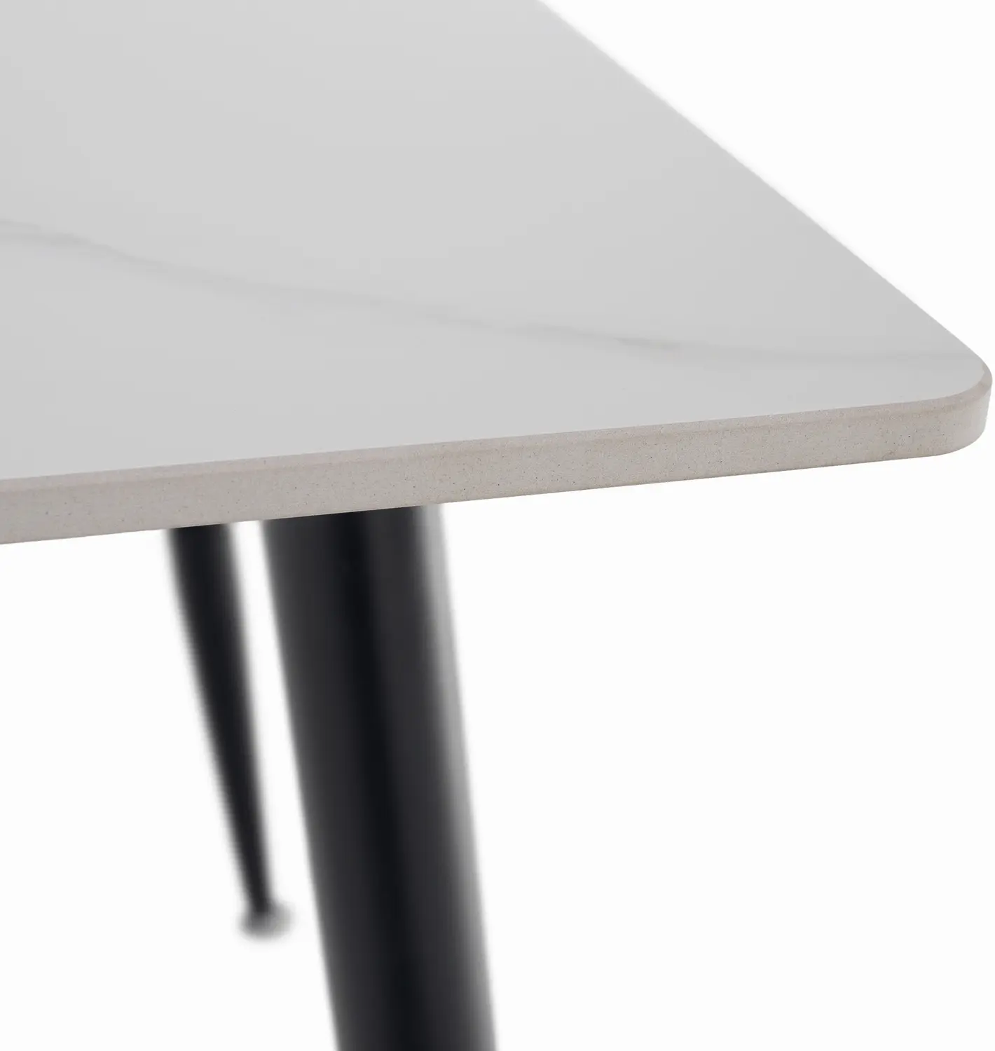 Masa Tempo Kondela Florenc Typ 2 (White Marble/Black)