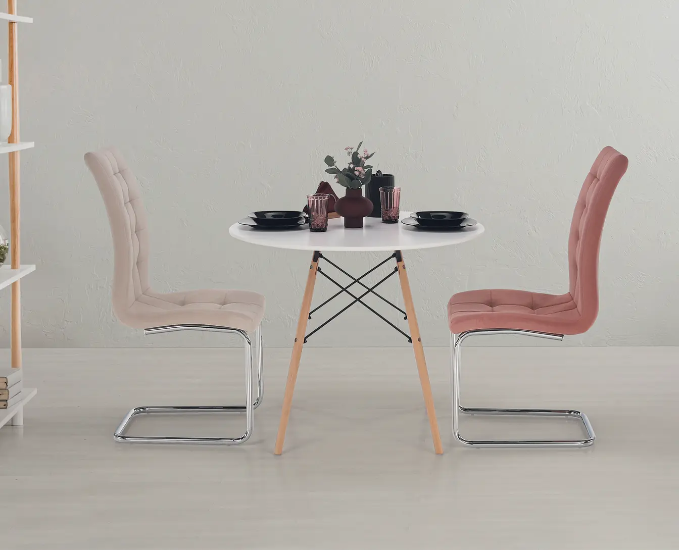 Masa Tempo Kondela Gamin 2 New 90 (White/Beech)