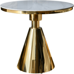Стол Tempo Kondela Greis Tip 1 (Gold/White Marble) Thumb