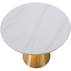 Стол Tempo Kondela Greis Tip 1 (Gold/White Marble) Thumb