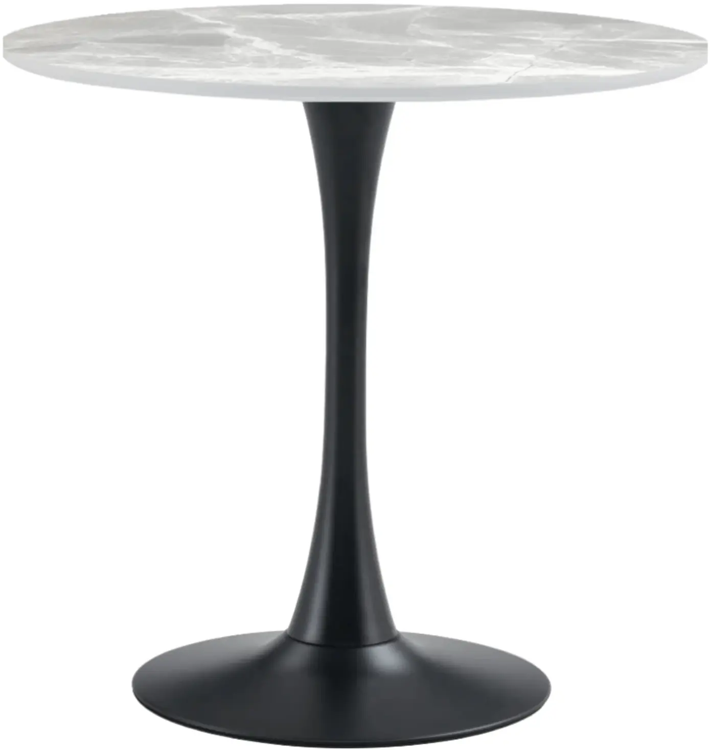 Стол Tempo Kondela Lorian Typ 1 90 (Grey Marble/Black) - 2