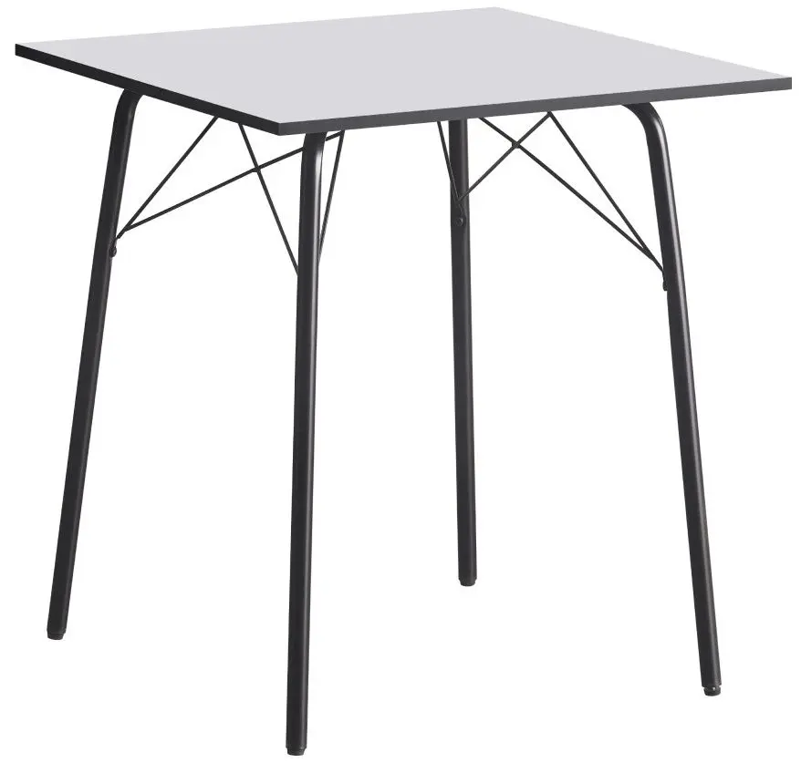 Masa Tempo Kondela Nalak Tip 1 70x75 (White/Black)