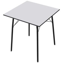 Masa Tempo Kondela Nalak Tip 1 70x75 (White/Black) Thumb