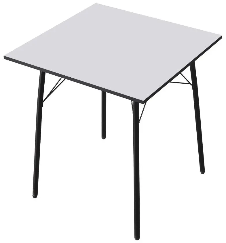 Masa Tempo Kondela Nalak Tip 1 70x75 (White/Black)