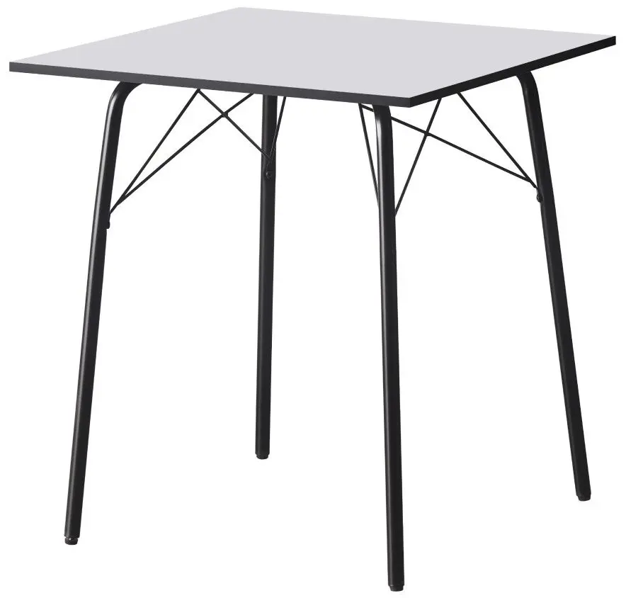 Masa Tempo Kondela Nalak Tip 1 70x75 (White/Black)