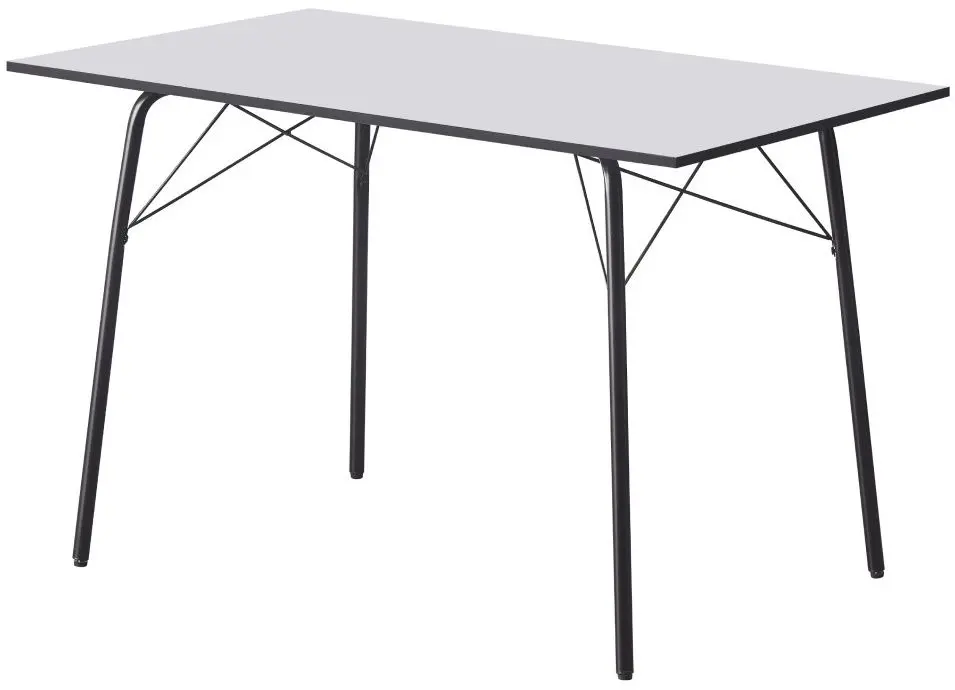 Masa Tempo Kondela Nalak Tip 2 120x75 (White/Black)