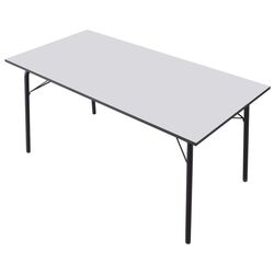 Masa Tempo Kondela Nalak Tip 3 160x80x75 (White/Black) Thumb