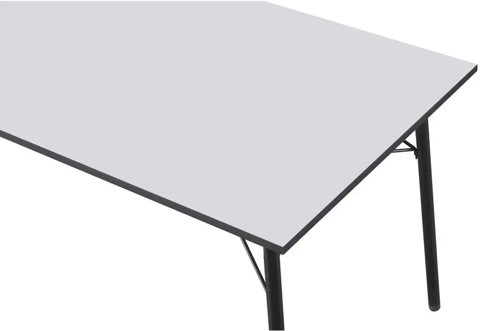 Masa Tempo Kondela Nalak Tip 3 160x80x75 (White/Black)