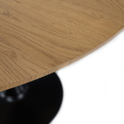 Стол Tempo Kondela Reventon NEW 110 (Oak/Black) Thumb