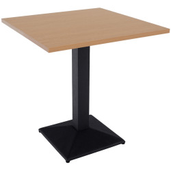 Masa Tempo Kondela Rinaldo TYP 1 70x70 (Sonoma Oak/Black) Thumb