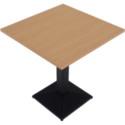 Masa Tempo Kondela Rinaldo TYP 1 70x70 (Sonoma Oak/Black) Thumb