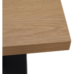 Masa Tempo Kondela Rinaldo TYP 1 70x70 (Sonoma Oak/Black) Thumb