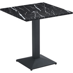 Masa Tempo Kondela Rinaldo Typ 1 (Black Marble/Black) Thumb