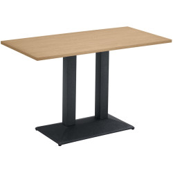 Masa Tempo Kondela Rinaldo TYP 2 120x60 (Sonoma Oak/Black) Thumb