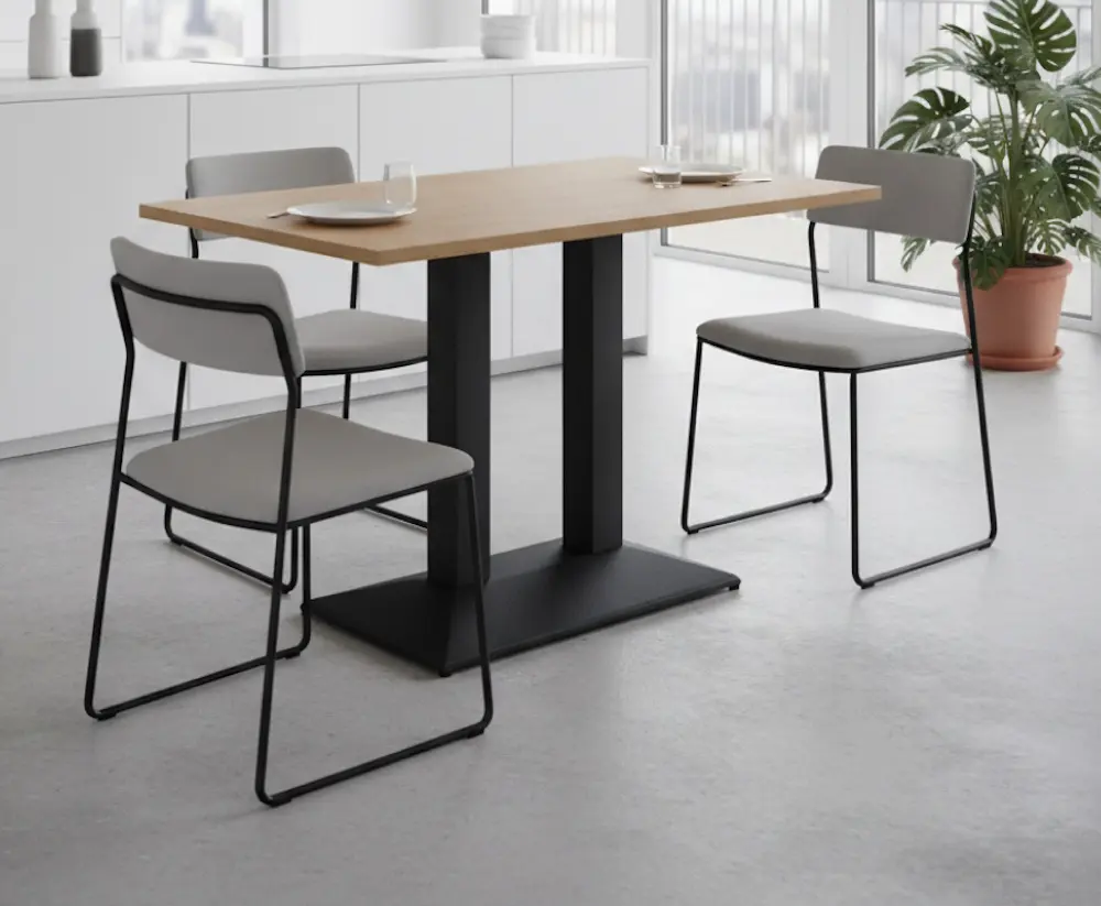 Masa Tempo Kondela Rinaldo TYP 2 120x60 (Sonoma Oak/Black)