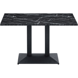 Masa Tempo Kondela Rinaldo Typ 2 (Black Marble/Black) Thumb