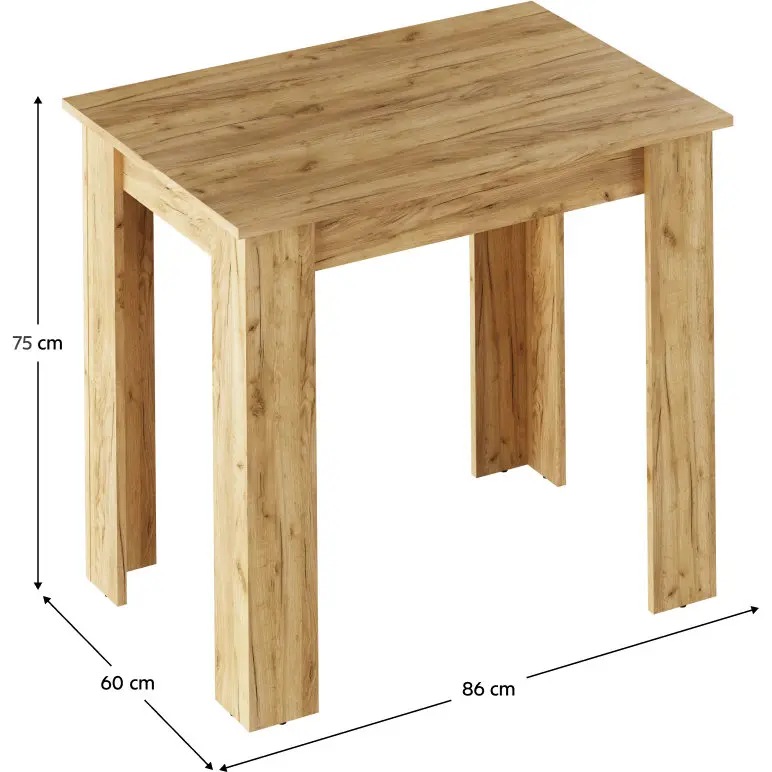 Стол Tempo Kondela Tarinio 86x60 (Artisan Oak) - 2