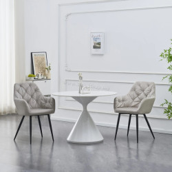 Стол Tempo Kondela Valer Typ 2 100 (White Marble/White)