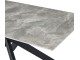 Masa Tempo Kondela Zenos 160x90 (Light Grey/Black)