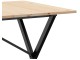 Masa VidaXL 3282698 140x80 (Pine/Black)