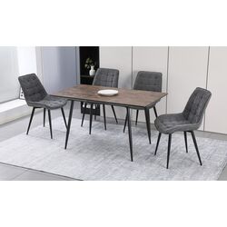 Masa extensibila Yasen DT-2403 (Dark Brown)