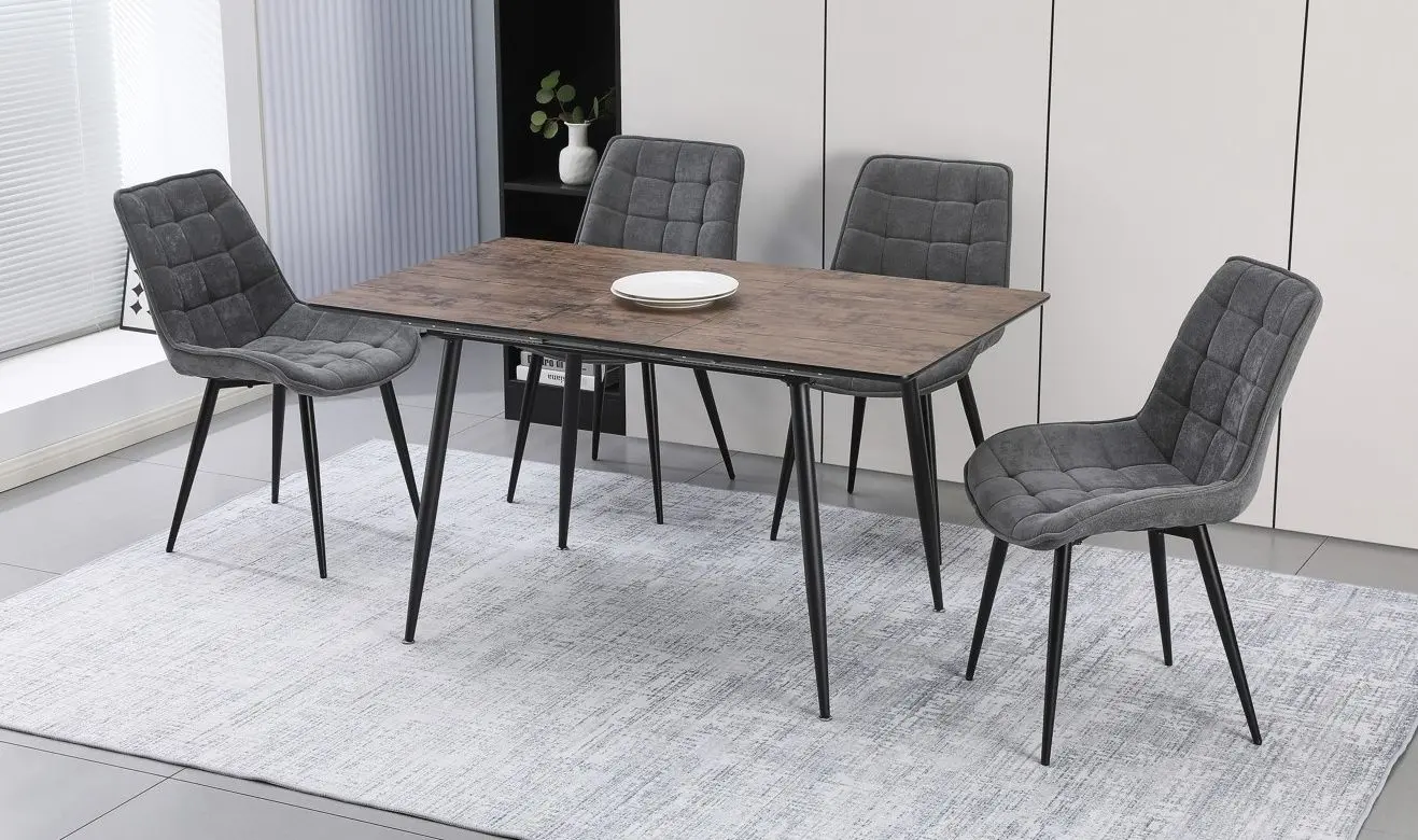 Masa extensibila Yasen DT-2403 (Dark Brown)