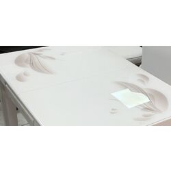 Стол раскладной Yasen T1920 (Белый/Цветы) Thumb