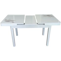 Стол раскладной Yasen T1920 (Белый/Цветы) Thumb