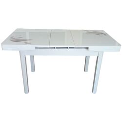 Стол раскладной Yasen T1920 (Белый/Цветы) Thumb