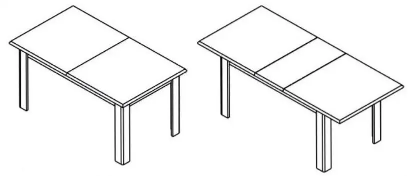 Стол раскладной Yasen Вайт STO160/200 (White)