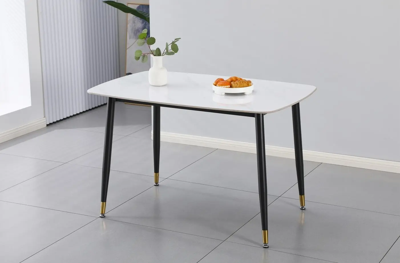 Стол Yasen DT-9034 (Черный/Кристал Сваровски)