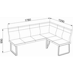 Coltar de bucatarie Ambianta Berlin Right Thumb