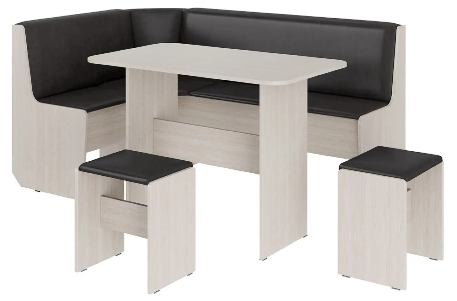 Coltar de bucatarie BonMebel Tom (Milk Oak/Brown)