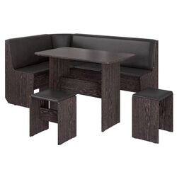 Кухонный уголок BonMebel Том (Венге/Коричневый)