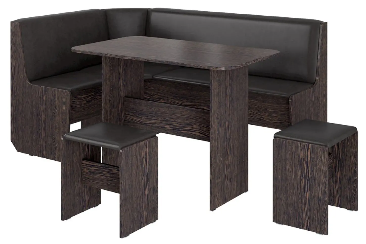 Кухонный уголок BonMebel Том (Венге/Коричневый)