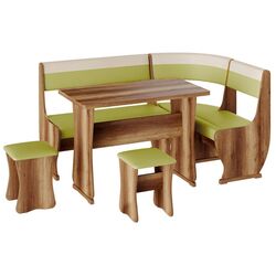 Кухонный уголок BonMebel Уют 1 (Дуб Сонома/Фисташковый/Бежевый)