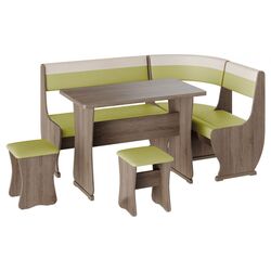 Кухонный уголок BonMebel Уют 1 (Дуб Сонома Трюфель/Фисташковый/Бежевый)