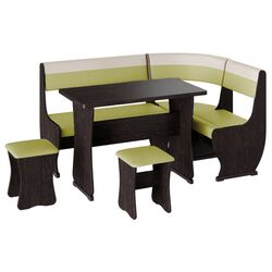 Кухонный уголок BonMebel Уют 1 (Венге/Фисташковый/Бежевый)