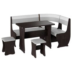 Кухонный уголок BonMebel Уют 1 (Венге/Серый/Белый)