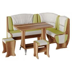 Кухонный уголок BonMebel Уют 5 (Дуб Сонома/Фисташковый/Бежевый)