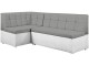 Кухонный уголок Modern Como 2233/2300 Dark Gray/White (угол 7)