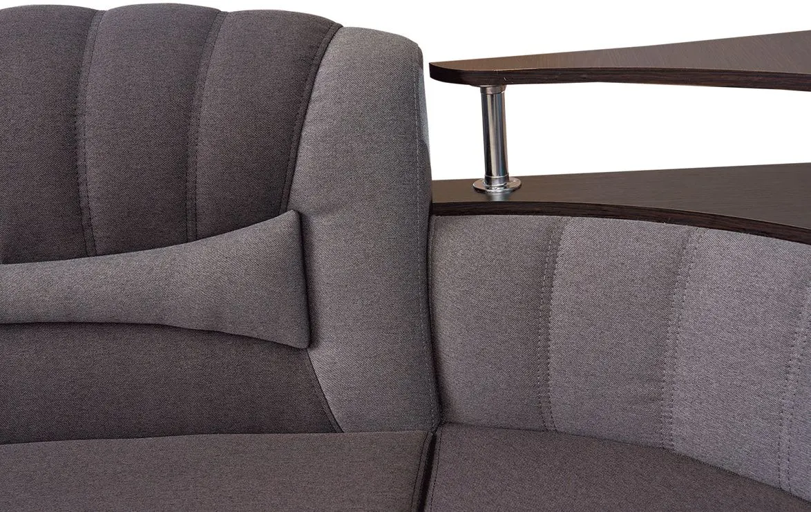 Кухонный уголок Modern Samba New Bagama 42/34 (Anthracite/Grey)